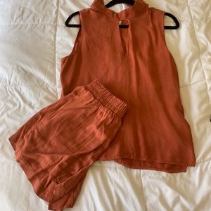 Burnt Orange Two-Piece Set